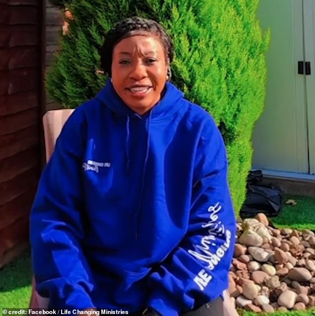 In a 54-minute video on her Facebook page, Ms Reid-Bartley claimed Mr Smith had a 'glimpse of heaven' during his baptism