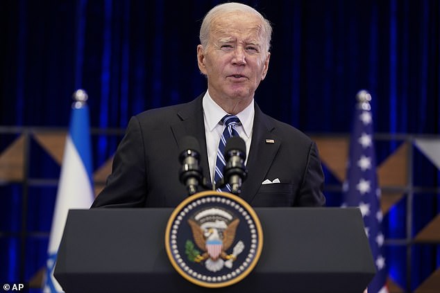 At 5:06 p.m., Biden began his speech.  He warned Israel not to be consumed by anger, even as he promised that the US would stand with the Israelis after a carnage equivalent to that of September 15, 11.