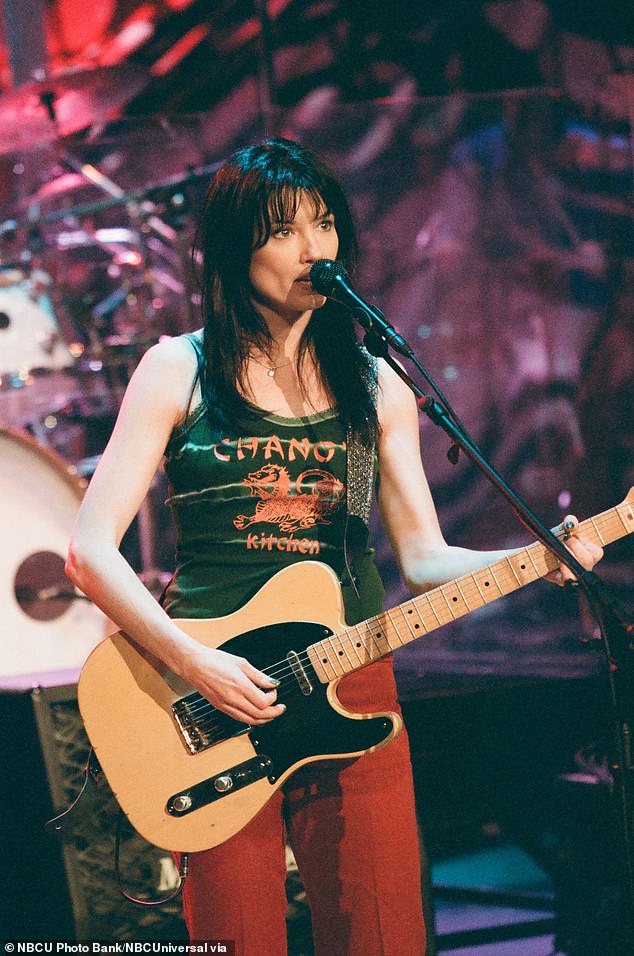 That's right, it's Meredith Brooks!  She rose to fame with the hit song B***h - pictured in June 1997