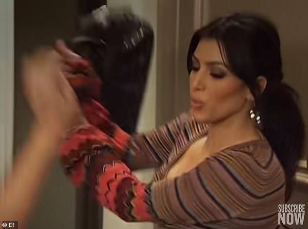 Throwback: In Season 2 of Keeping Up With The Kardashians, Kim took a swing at her purse after Khloe shut the door in her face