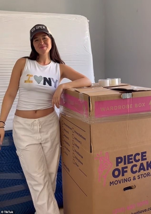 Yeh never explained how or when she moved into her new apartment, but she documented the move in a follow-up video posted a few days later.