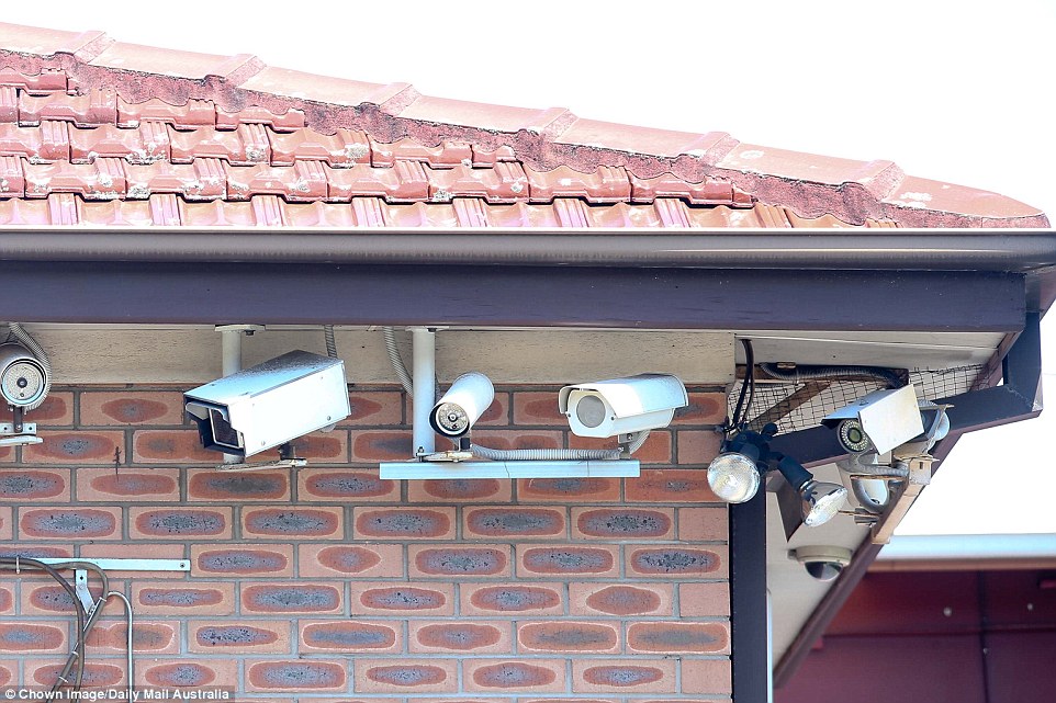 The cameras cover all possible angles and can even see the neighbors' driveway