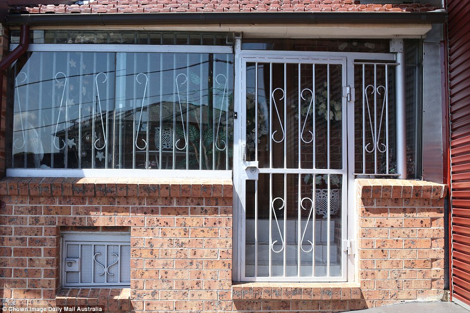 Bars on the doors ensure that no one has any chance of getting in