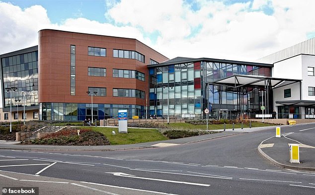 Mrs Walters visited the maternity ward at Walsall Manor Hospital