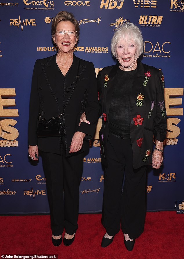 Family: Actress Annette Bening, 65, presented the Lifetime Achievement Award to McClain, who happens to be her sister-in-law through her marriage to Warren Beatty