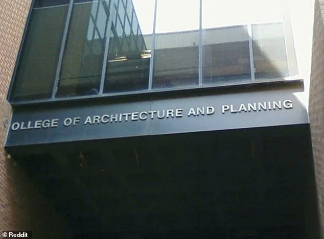 The College of Architecture and Planning at Ball State University in Indiana, ironically, had no room for the sign due to poor planning and design