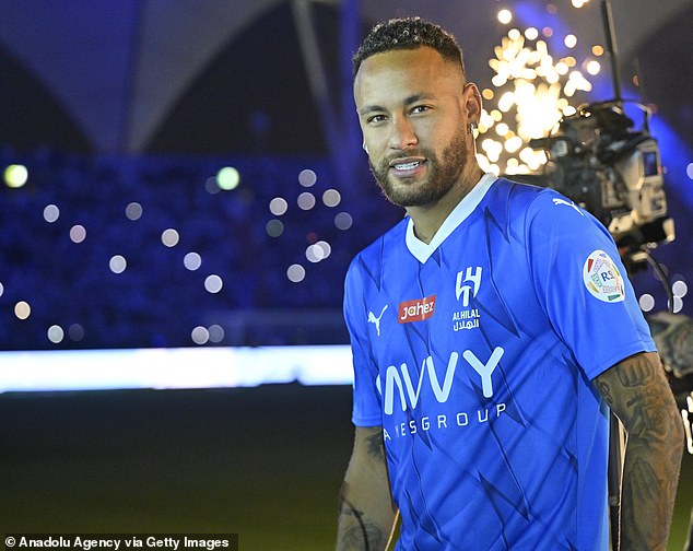 He only joined Al-Hilal in the summer when the striker signed a £130m-per-season contract