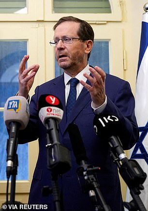 Israeli President Isaac Herzog