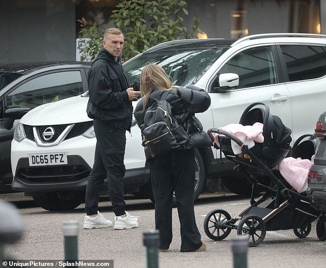 Spotted: The couple appeared to be in great spirits as they embarked on a family walk with their twins