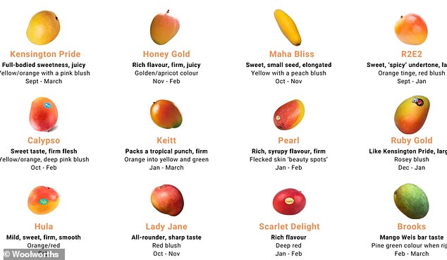 Australians are fortunate to have access to twelve amazing mango varieties in different parts of the country