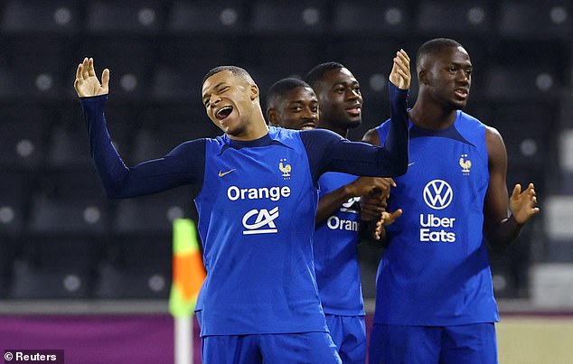 Mbappe (L) and Konate (R) have been national teammates for a number of years and both played for Les Bleus during the World Cup in Qatar