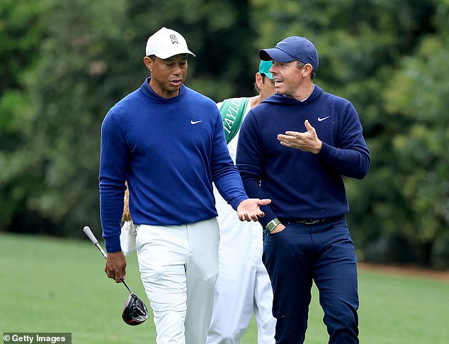 Tiger Woods (left) and Rory McIlroy (right) rejected overtures to participate in the LIV Golf series