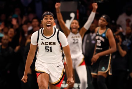 The Aces' Sydney Colson, who averaged less than five minutes per game during the regular season and playoffs, was an emergency addition to the Las Vegas rotation for Wednesday night's Game 4 clincher.