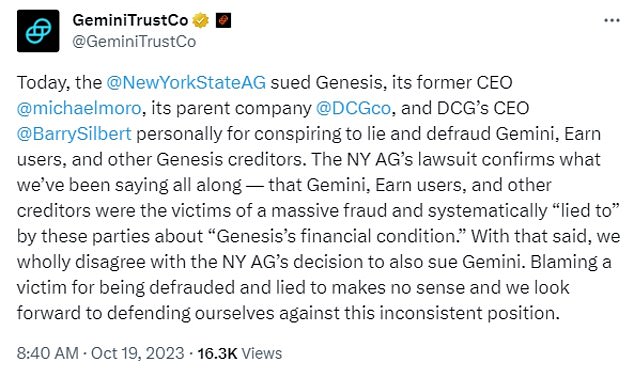 1697735103 951 Winklevoss twins crypto firm Gemini and rival Genesis are sued