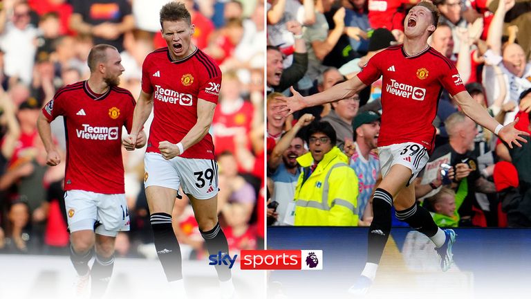 Trailing 1-0 at home to Brentford, Scott McTominay struck twice in injury time as Manchester United sensationally fought back to claim the three points.