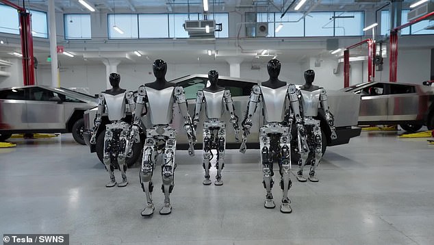 Elon Musk's Optimus robot can also do any human task (Tesla)