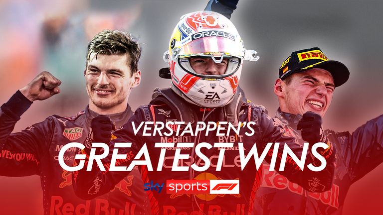 As Max Verstappen approaches his 50th race win, take a look back at the Red Bull driver's five biggest race wins