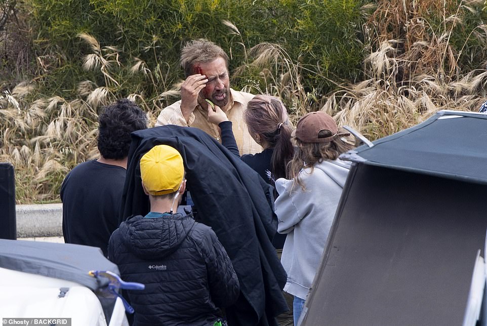 Nic, his wife Riko and their daughter August are in the Margaret River filming his next project, The Surfer