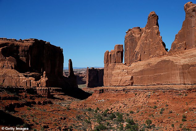 Arches National Park in Moab, Utah is seen in a file photo.  The area is rich in dinosaur bones, but removing them from public lands is a federal violation