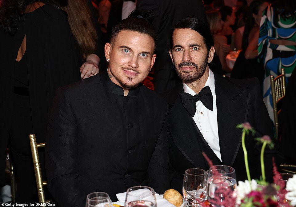 Dinner: Mark and his boyfriend enjoyed dinner at the Cipriani Wall Street building