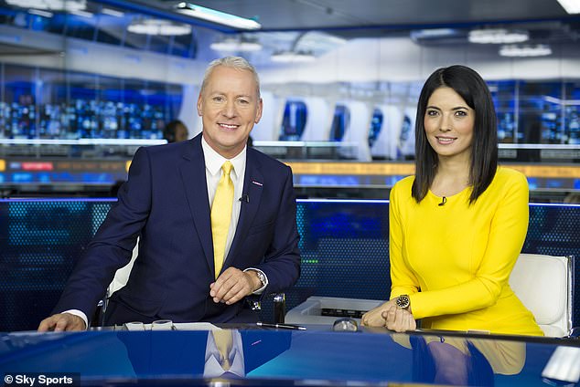 White was synonymous with transfer deadline day on Sky Sports with his bright yellow tie