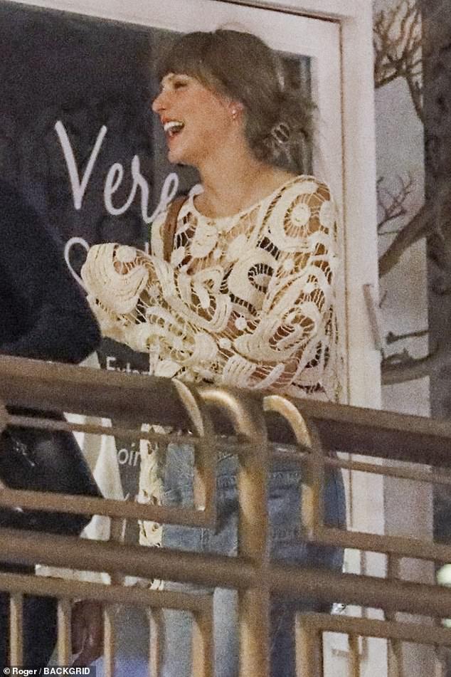 Taylor let her hair down as she enjoyed a short break from her Eras World Tour, which will head to Argentina in November