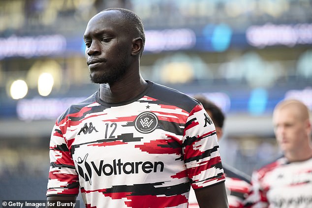 Ruon Tongyik (pictured) has not been included in Western Sydney Wanderers' squad for Sunday's season opener