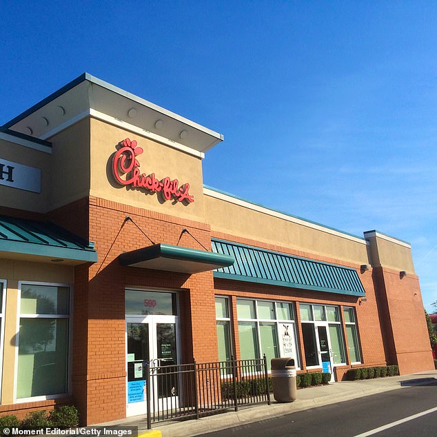 Shi'terra Sharp, 29, of Orange County, Florida, ordered a portion of chicken nuggets at a Chick-Fil-A in Brooksville.  She had already finished eating her food when she realized the chicken was 'black in color,' court documents show