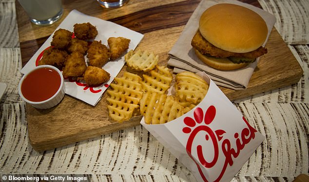 Sharp claimed they went to the hospital after eating the Chick-Fil-A nugget and were diagnosed with a gastrointestinal illness.