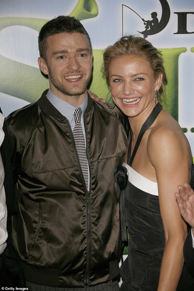 Moving on: After Justin's relationship with Britney, he began a romance with Cameron Diaz (pictured in 2007)