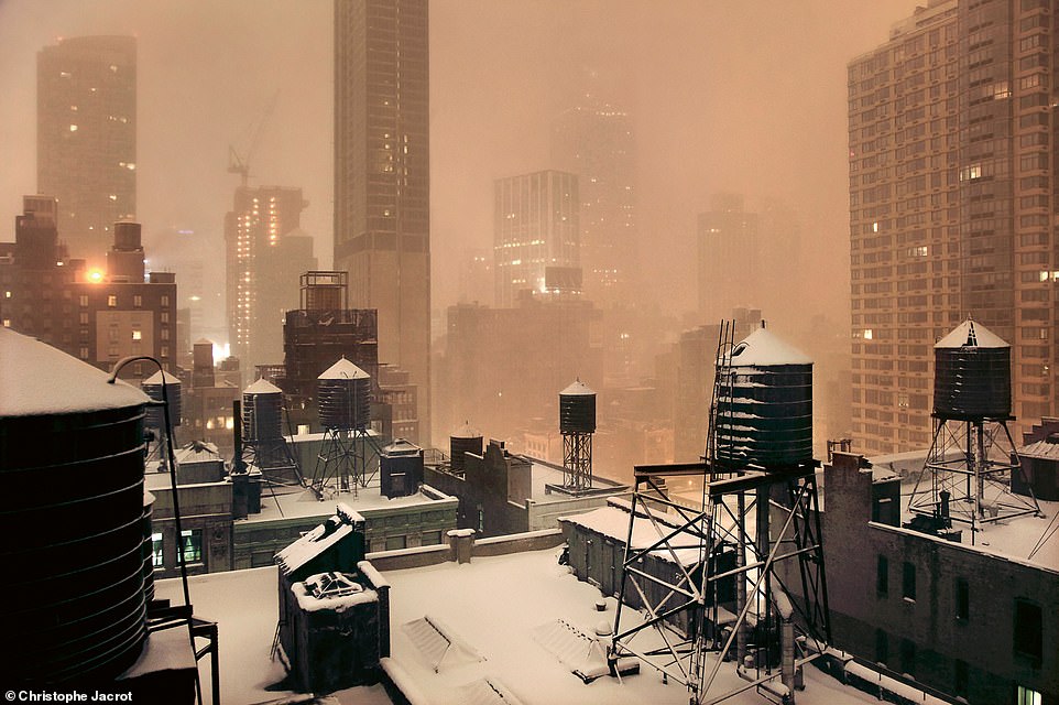 A snow-covered New York City is the subject of this magical shot by Jacrot.  He writes, “Snowstorms in New York are the most fascinating to me.  It's like a clash between two great forces.  It seems the elements are trying to compete with the arrogance and power of this city'