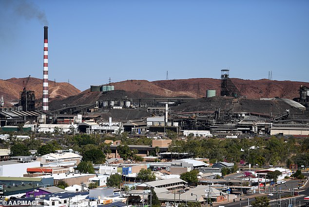 Mount Isa Mines is located on the edge of the outback town where fewer than 20,000 people live