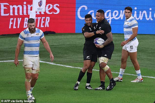 Argentina lost all control in the second half as New Zealand punished the South American nation