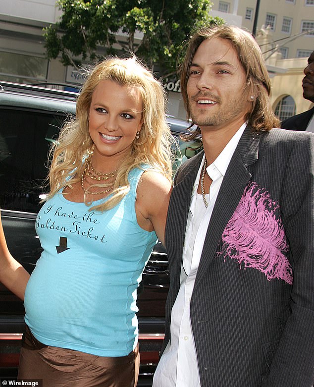 Background: She was married to Kevin Federline in the fall of 2004, welcoming two children: son Sean Preston, now 18, and son Jaden James, now 17;  seen with Kevin in 2005