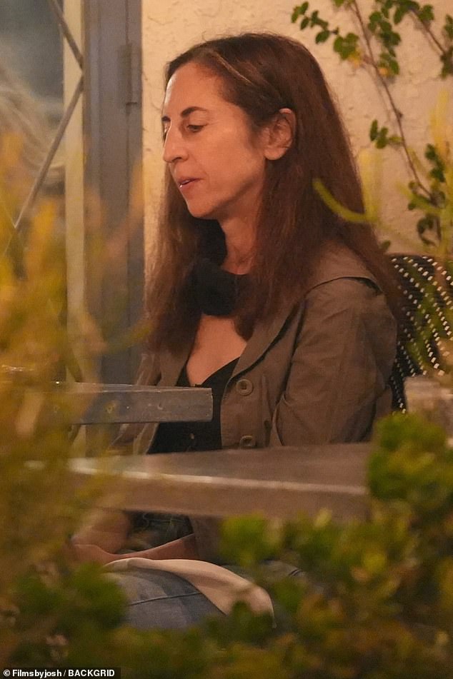 Thursday night's restaurant date came just hours after locksmiths were spotted at the Los Angeles home where Hirschhorn was camping and refusing to leave