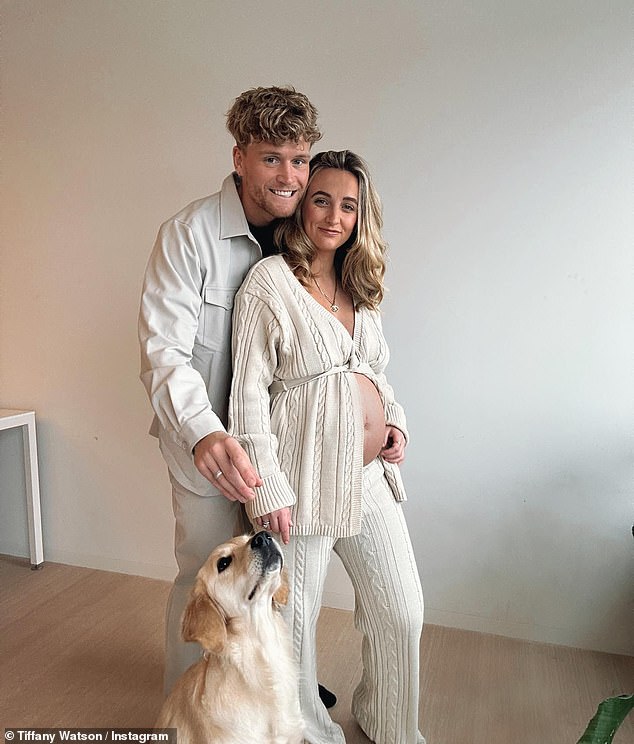 Challenges: And Tiffany said she has to deal with single parenting while her husband Cameron is away playing for Colchester United and admitted times have been tough