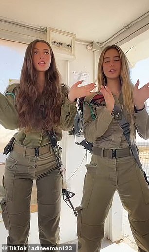 Other Israeli forces have let off steam by posting videos to TikTok