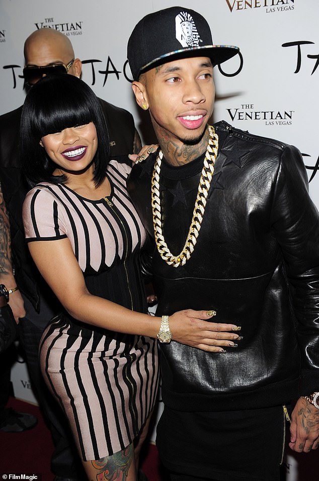 Former flame: Chyna dated Tyga for three years after meeting on the set of his 2011 music video Rack City