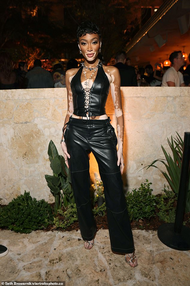 Sharp: Winnie looked amazing in a leather corset