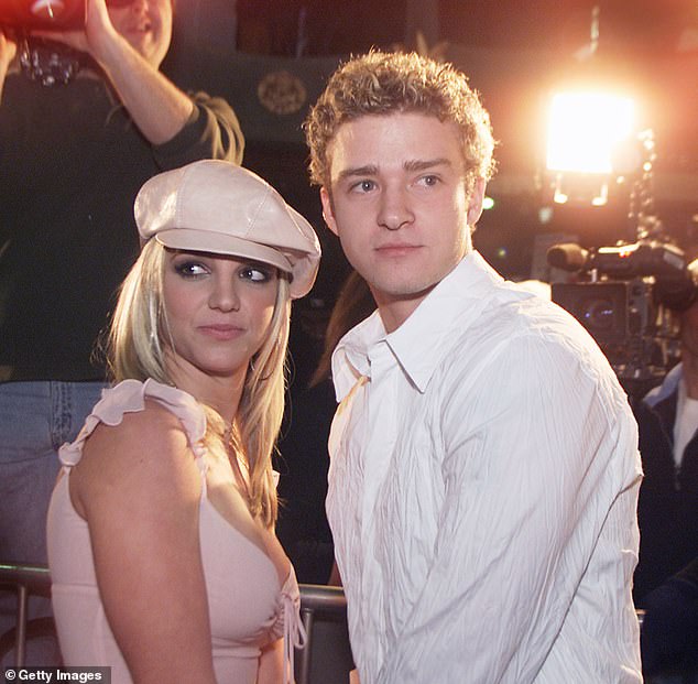 Reputation expert Eric Schiffer suggests Britney exposed the Mirrors singer as a 'gigantic con artist' who helped grow his career by playing a 'fake victim' (pictured in 2002)