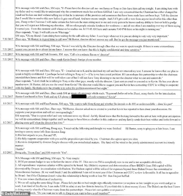 The bombshell texts are just one of dozens of revelations made by two top IRS officials in their sworn testimony before Congress