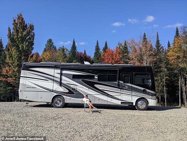 Jones, the retired sheriff's deputy, explained that she sold her home in Texas and bought an RV 