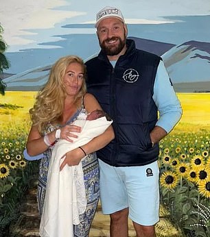 Fury and his wife Paris have seven children, the youngest of whom was born last month