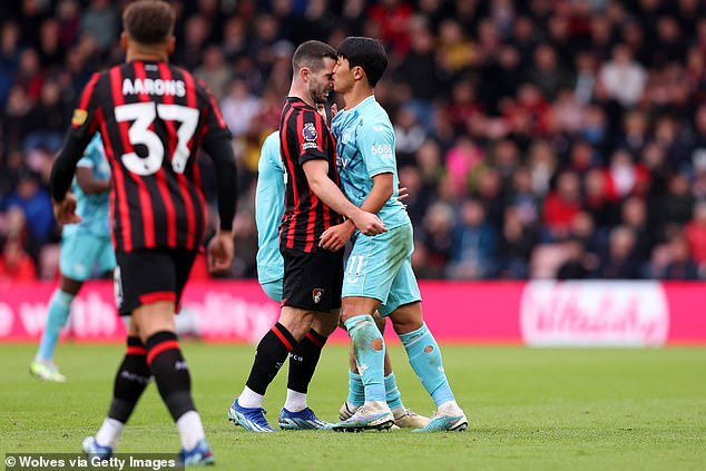 Lewis Cook's headbutt on Hwang proved to be a turning point in the match