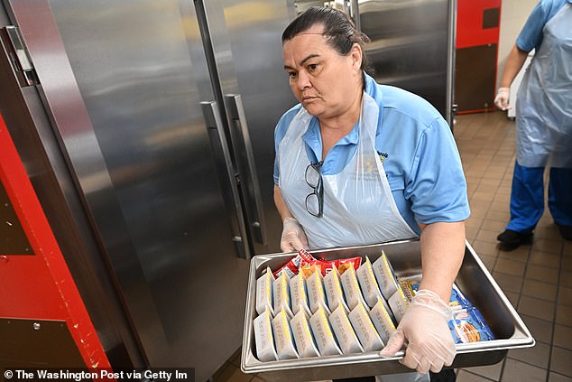 The company has promoted the meal boxes, first introduced in 1988, as a way for schools to reduce their labor costs