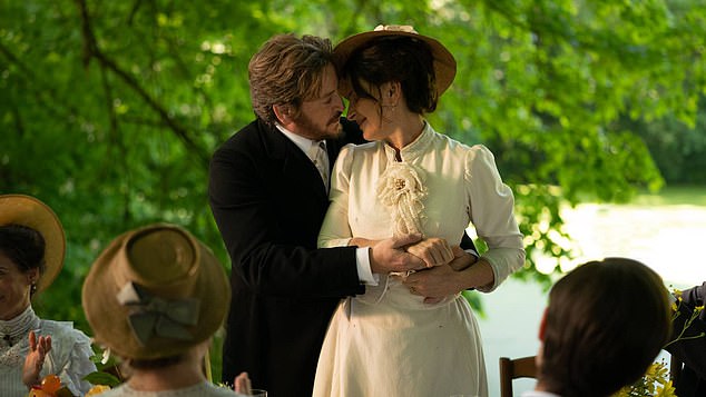 Coming soon: The new film stars Juliette as talented chef Eugénie as she navigates the world in 19th-century France (pictured with co-star Benoît Magimel)