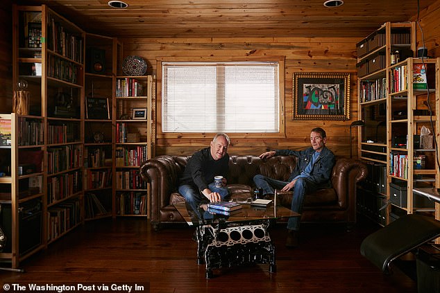 Literary brothers Andrew, left, and Lee, right, now live in beautiful adjoining homes, both worth more than $1 million