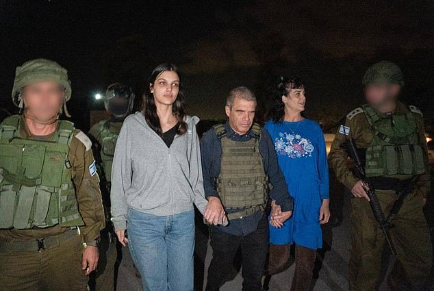 According to Hamas, Judith Raanan and her daughter Natalie were released for 