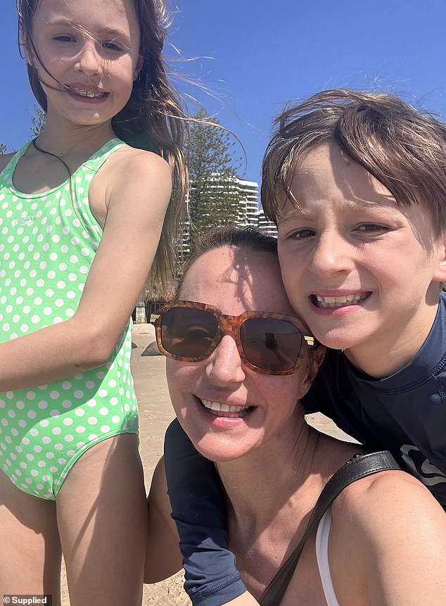 She recently took her family on their first real vacation since the divorce