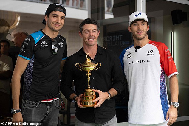 Team Europe hero McIlroy brought the Ryder Cup to the paddock in Austin, Texas